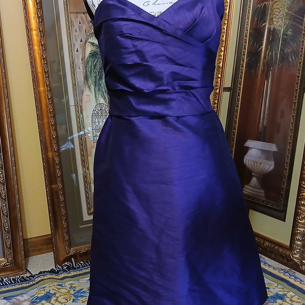 Alfred Sung Short Dress for Bridesmaids - Picture 5 of 13